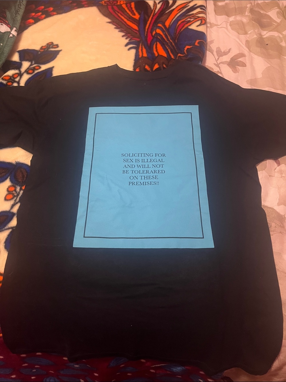 Black scale t shirt